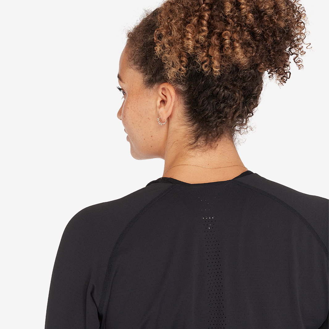 Alternative view of Runner Recycled Long Sleeve T-Shirt (Black)