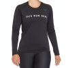 This Mum Runs Recycled Long Sleeve T-Shirt (Black)